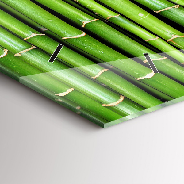 Reloj horizontal Bambú asiático