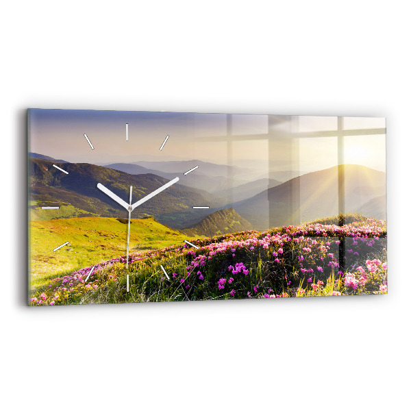 Reloj horizontal Paisaje de montaña