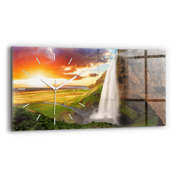 Reloj horizontal Cascada en Islandia