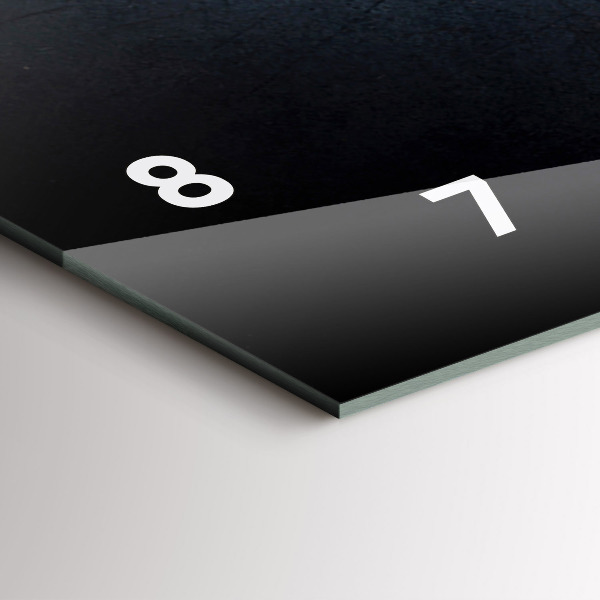 Reloj de cristal horizontal Verduras