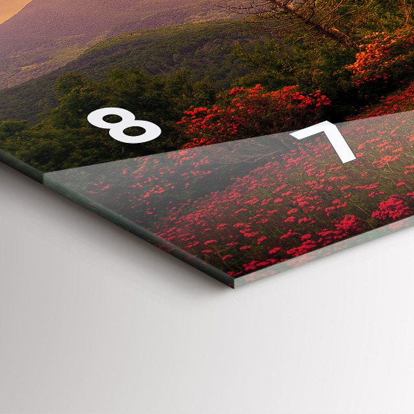 Reloj horizontal Árbol corazón de amor