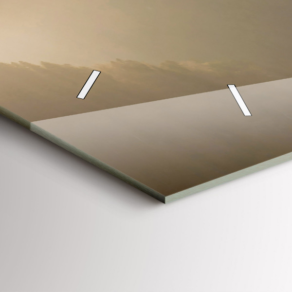 Reloj horizontal Árbol en la montaña