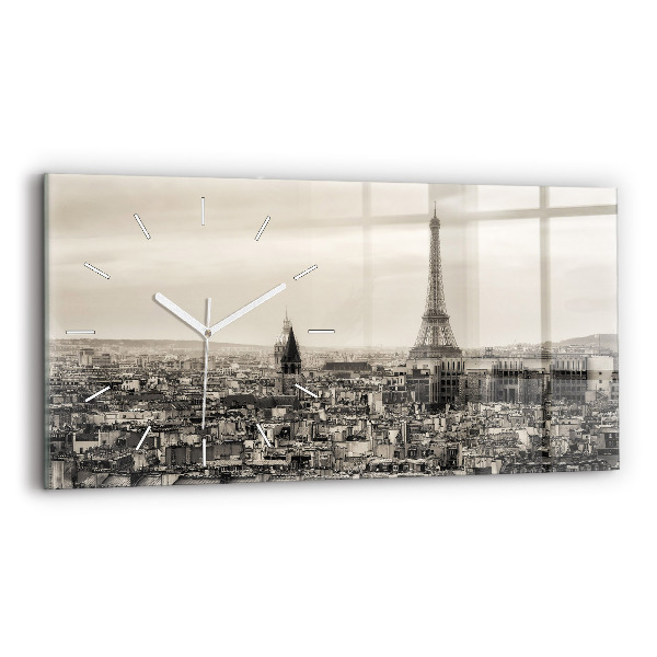 Reloj horizontal Paisaje panorámico de París