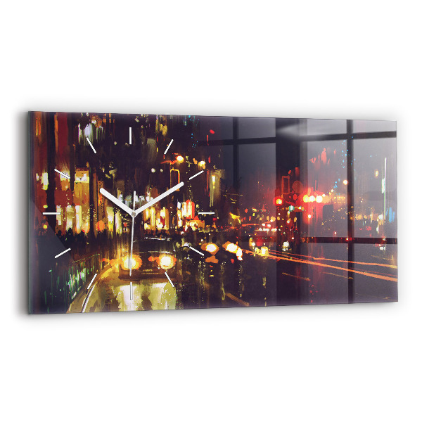 Reloj horizontal Ciudad pintada
