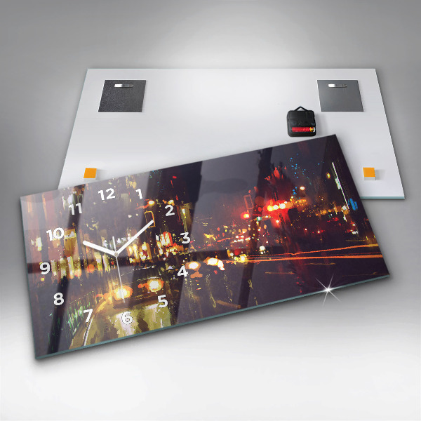 Reloj horizontal Ciudad pintada