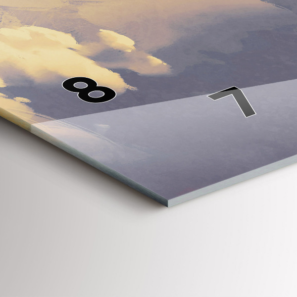 Reloj horizontal Barcos de papel