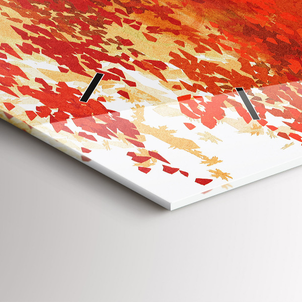 Reloj horizontal Novia en otoño