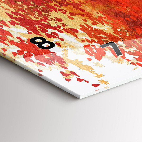 Reloj horizontal Novia en otoño