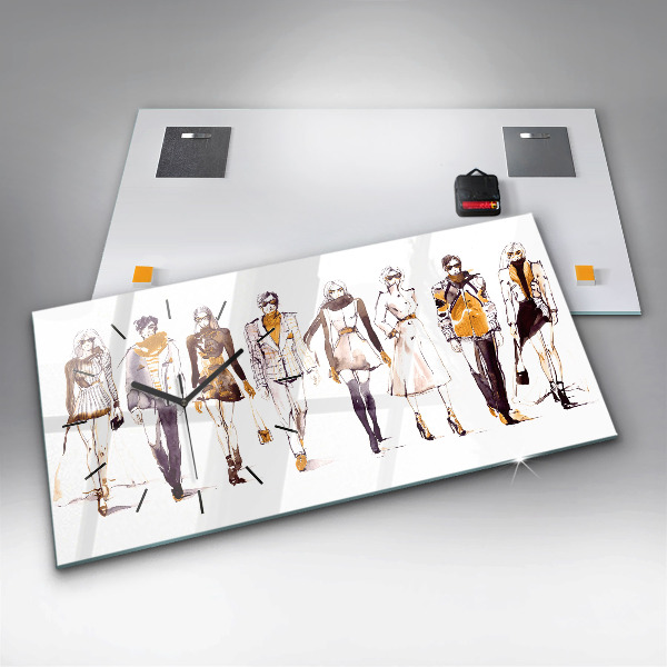 Reloj de cristal horizontal Mujer y hombre