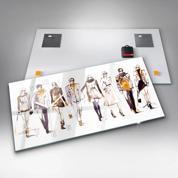 Reloj de cristal horizontal Mujer y hombre