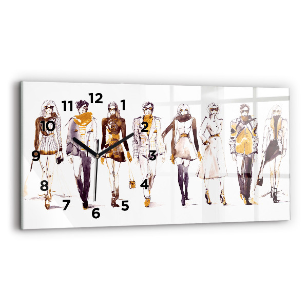 Reloj de cristal horizontal Mujer y hombre