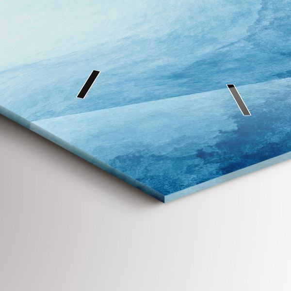 Reloj horizontal Agua abstracta