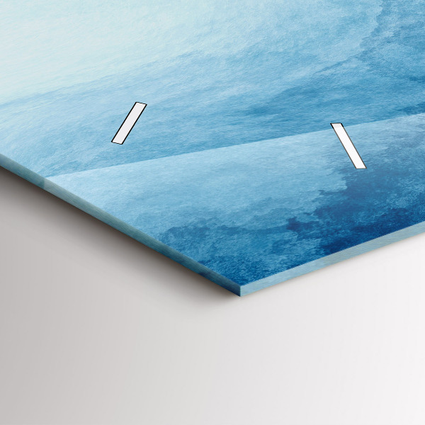 Reloj horizontal Agua abstracta