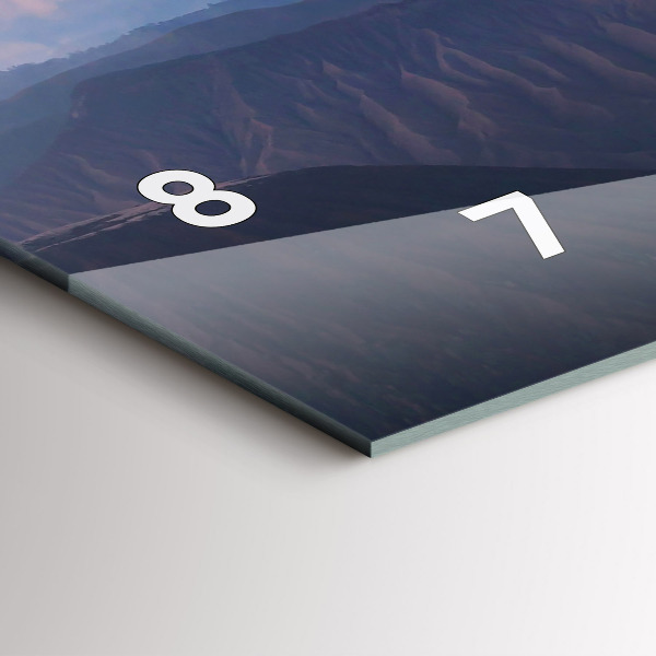 Reloj horizontal Hermoso paisaje