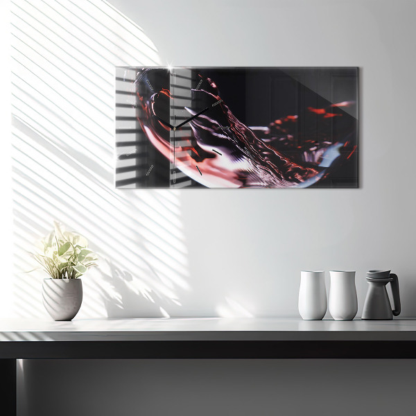 Reloj horizontal Copa de vino