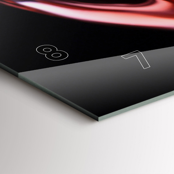 Reloj horizontal Copa de vino