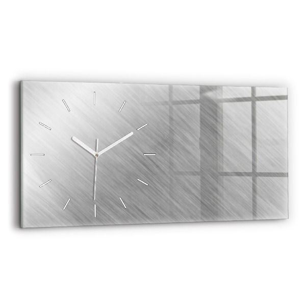 Reloj horizontal Pared de metal
