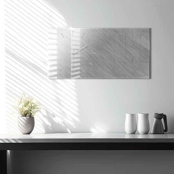 Reloj horizontal Pared de metal