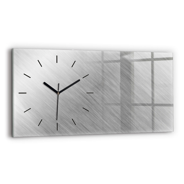 Reloj horizontal Pared de metal