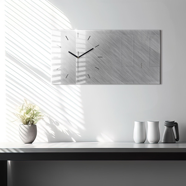 Reloj horizontal Pared de metal