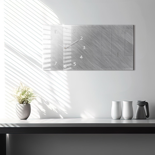 Reloj horizontal Pared de metal