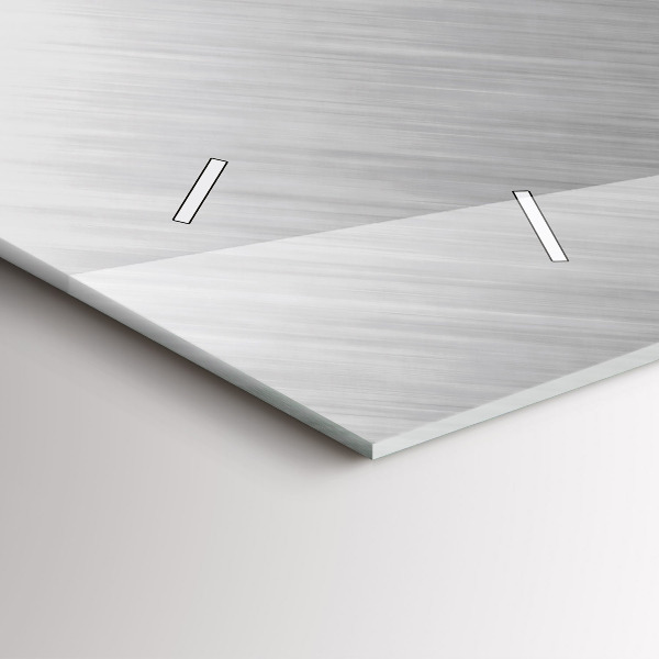 Reloj horizontal Pared de metal