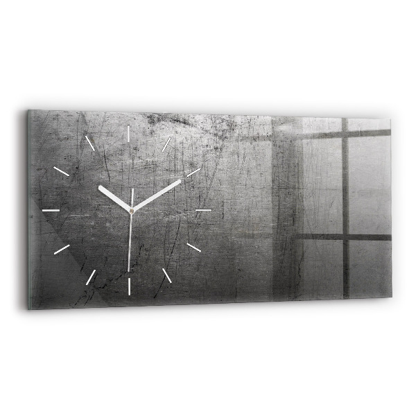 Reloj horizontal Pared metálica