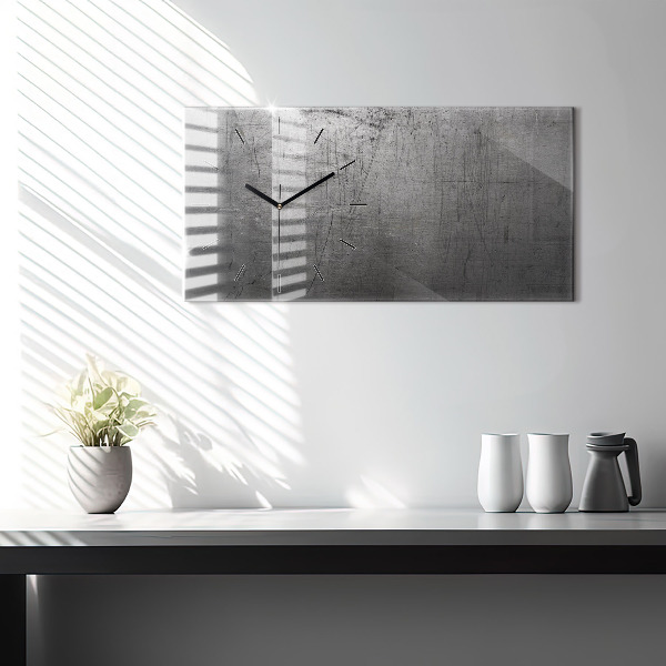 Reloj horizontal Pared metálica