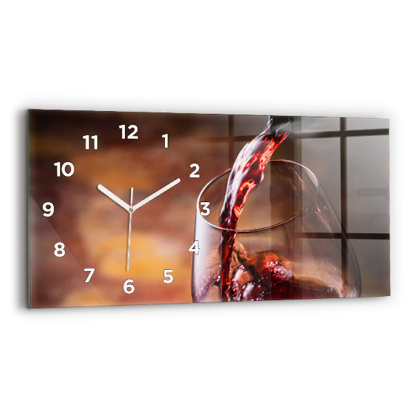 Reloj horizontal Copa de vino