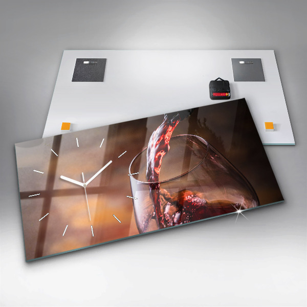 Reloj horizontal Copa de vino