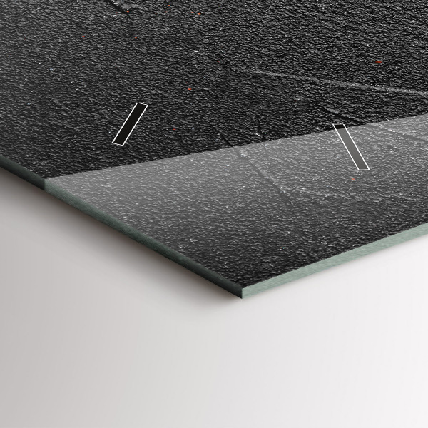 Reloj de cristal horizontal Pimientos rojos