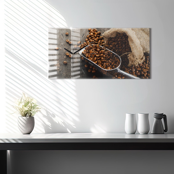 Reloj horizontal Saco de granos de café