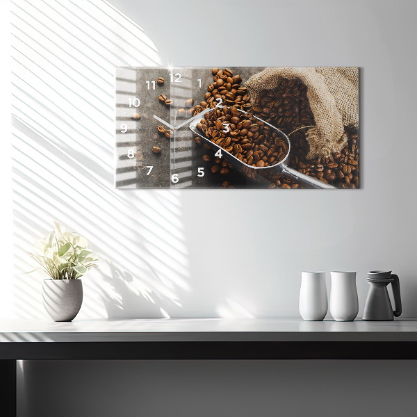 Reloj horizontal Saco de granos de café