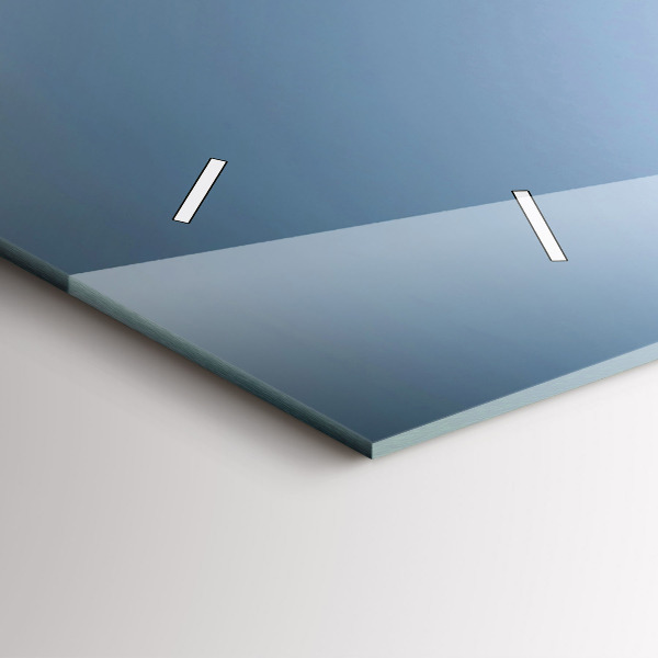 Reloj de cristal horizontal Copa de vino