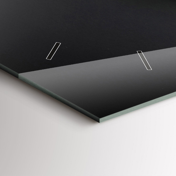 Reloj de cristal horizontal Taza de café