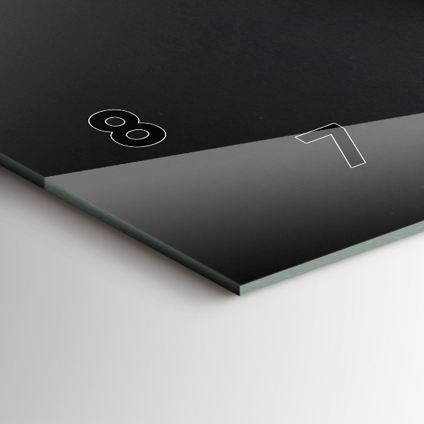 Reloj de cristal horizontal Taza de café