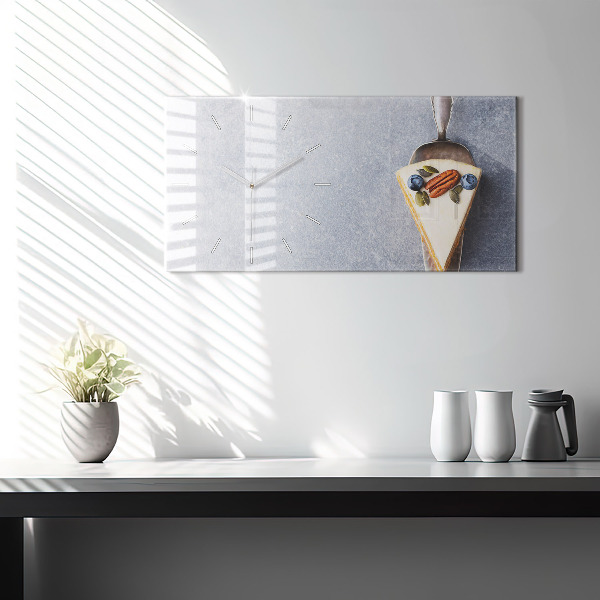 Reloj horizontal Trozo de tarta