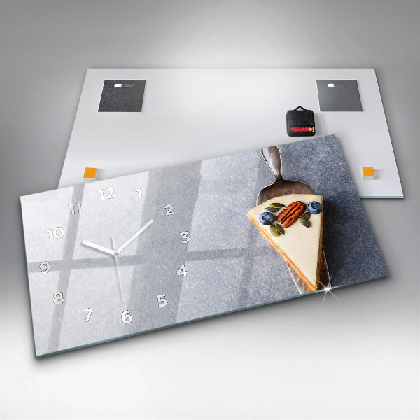 Reloj horizontal Trozo de tarta