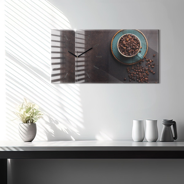 Reloj horizontal Taza de café
