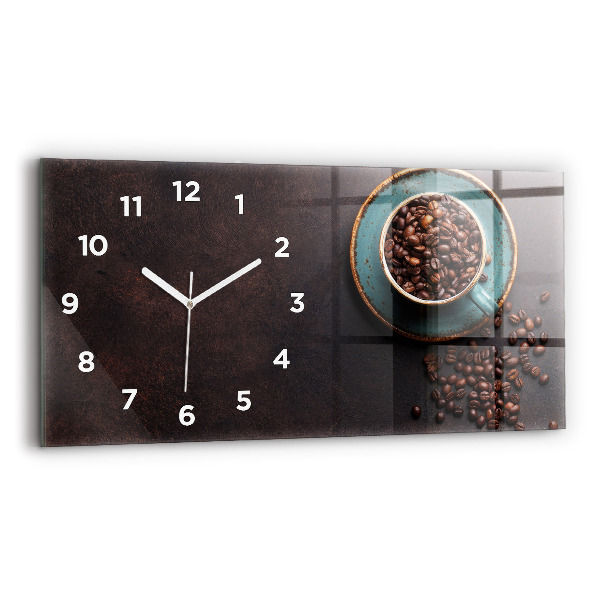 Reloj horizontal Taza de café