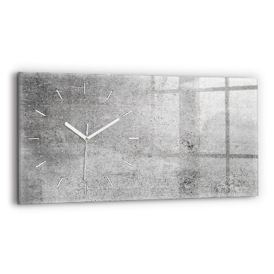 Reloj de cristal horizontal Pared en bruto