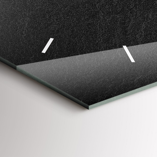 Reloj horizontal Roca oscura