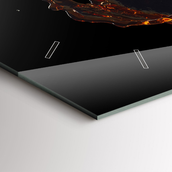 Reloj horizontal Bebida derramada