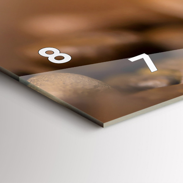 Reloj horizontal Colores abstractos