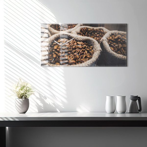 Reloj horizontal Sacos de café