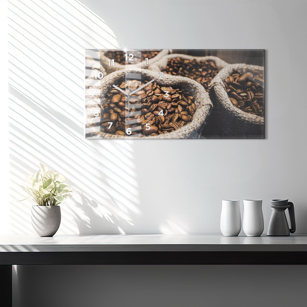 Reloj horizontal Sacos de café