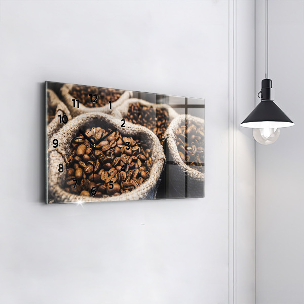 Reloj horizontal Sacos de café