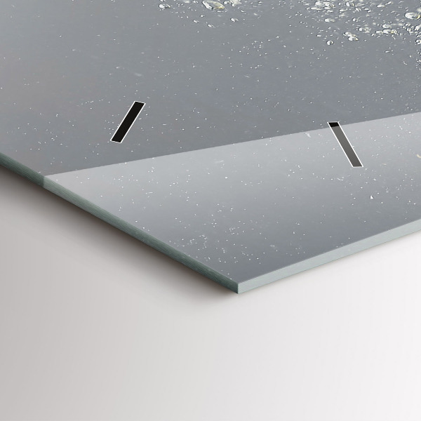 Reloj horizontal Cítricos en agua