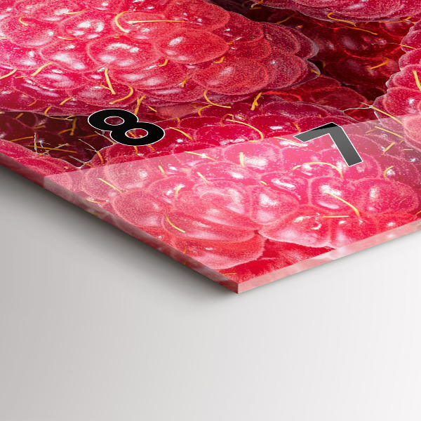 Reloj horizontal Arándanos y frambuesas