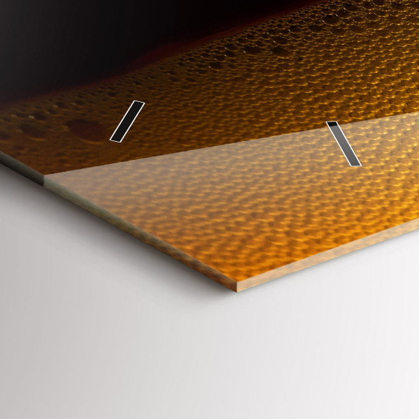 Reloj de cristal horizontal Zumo de naranja